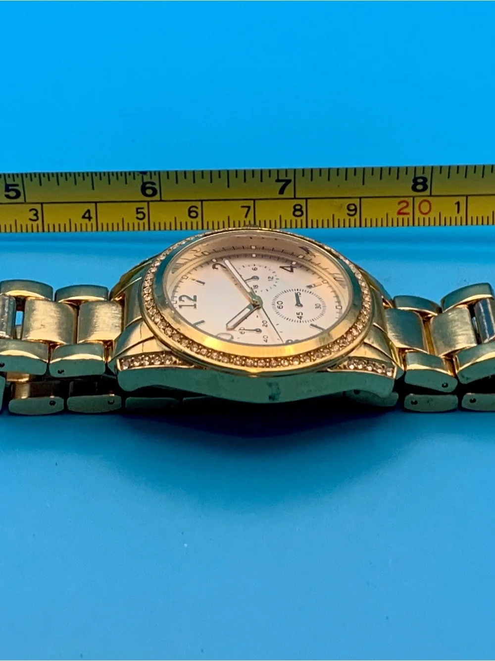 Men’s Women’s Unisex Quartz Wristwatch Crystals Faux Subdials Works New Battery